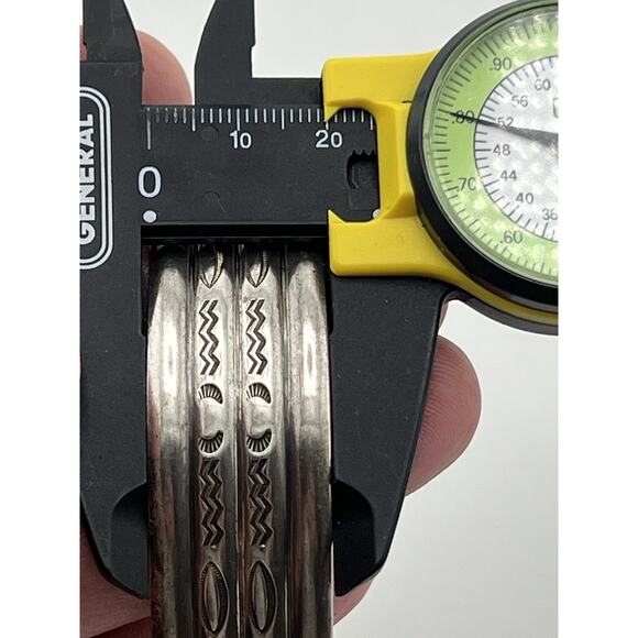 vintage Native American sterling silver 925 bracelet - Picture 16 of 16